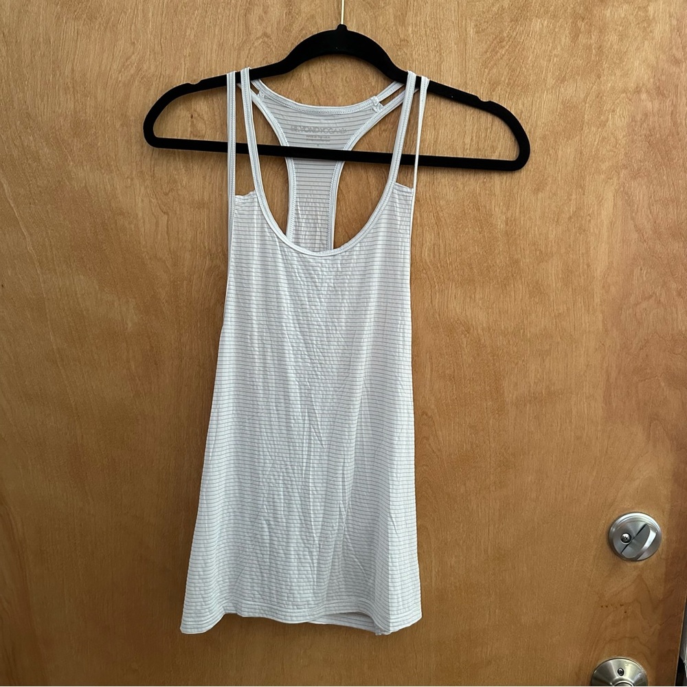 Beyond Yoga White Tank Top